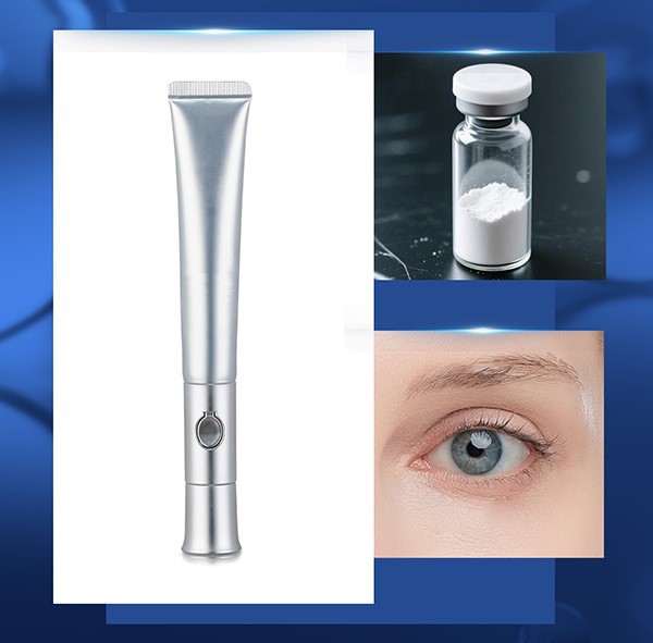 Acetyl Tetrapeptide-5 Powder raw material used in a gentle under-eye serum formulation Acetyl Tetrapeptide-5 Powder raw material used in a gentle under-eye serum formulation